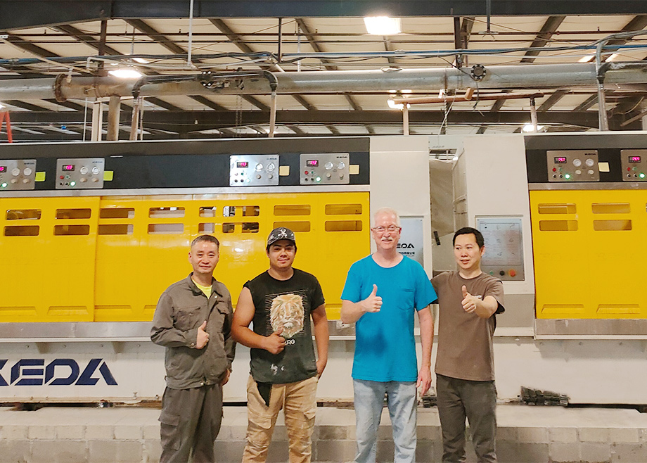 重要市場(chǎng)突破！科達(dá)石材機(jī)械新品在美國(guó)成功投產(chǎn)